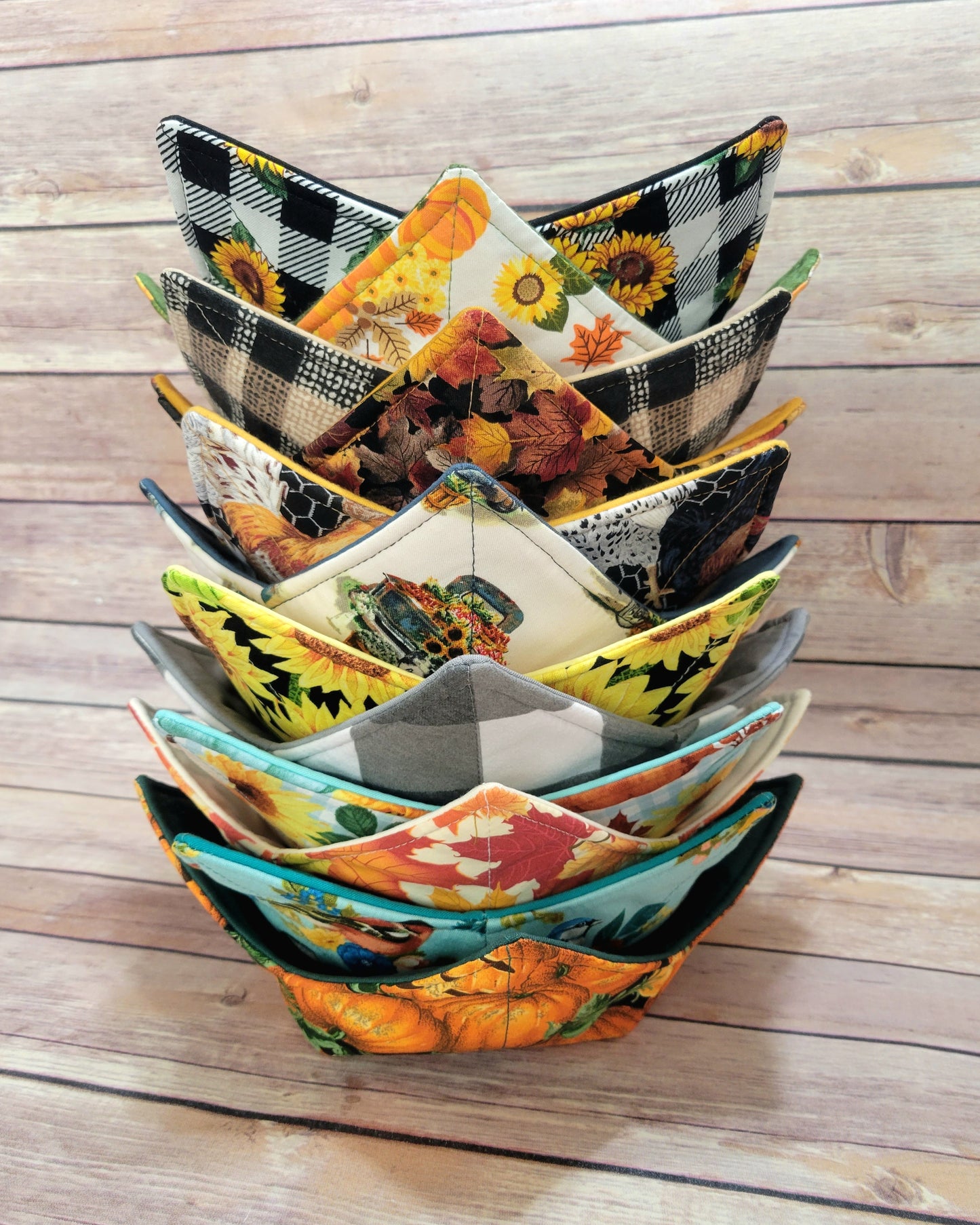 Fall Bowl Cozy | Autumn Padded Holder | Hot + Cold Pad