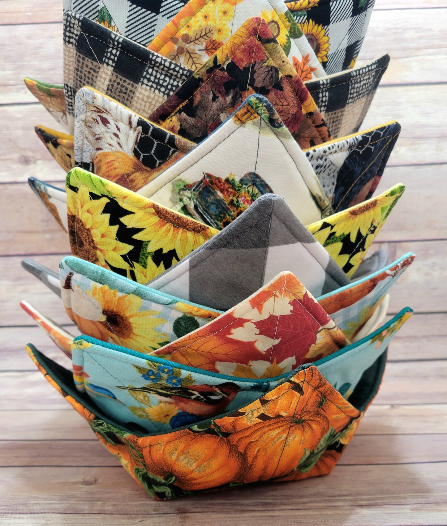 Fall Bowl Cozy | Autumn Padded Holder | Hot + Cold Pad