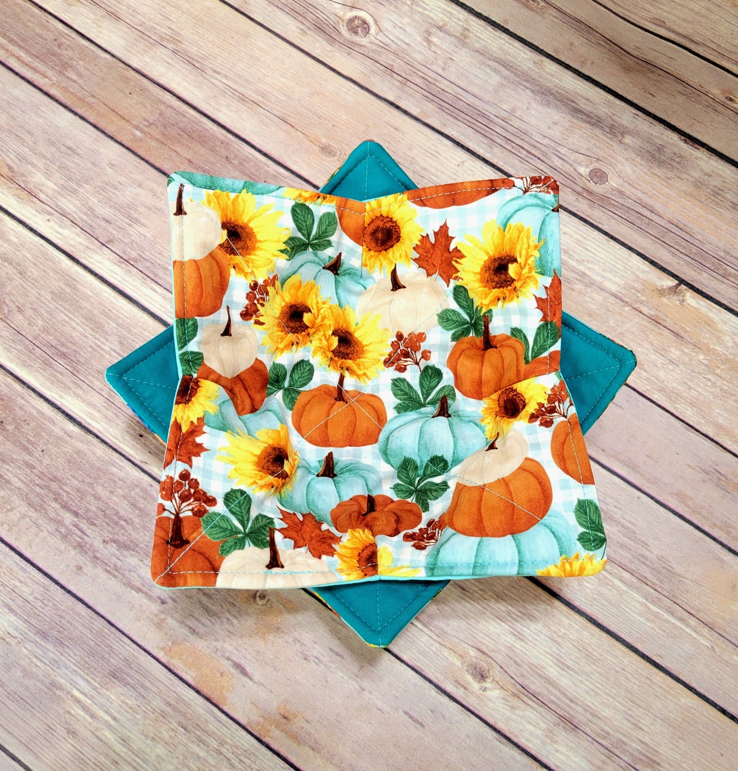 Fall Bowl Cozy | Autumn Padded Holder | Hot + Cold Pad