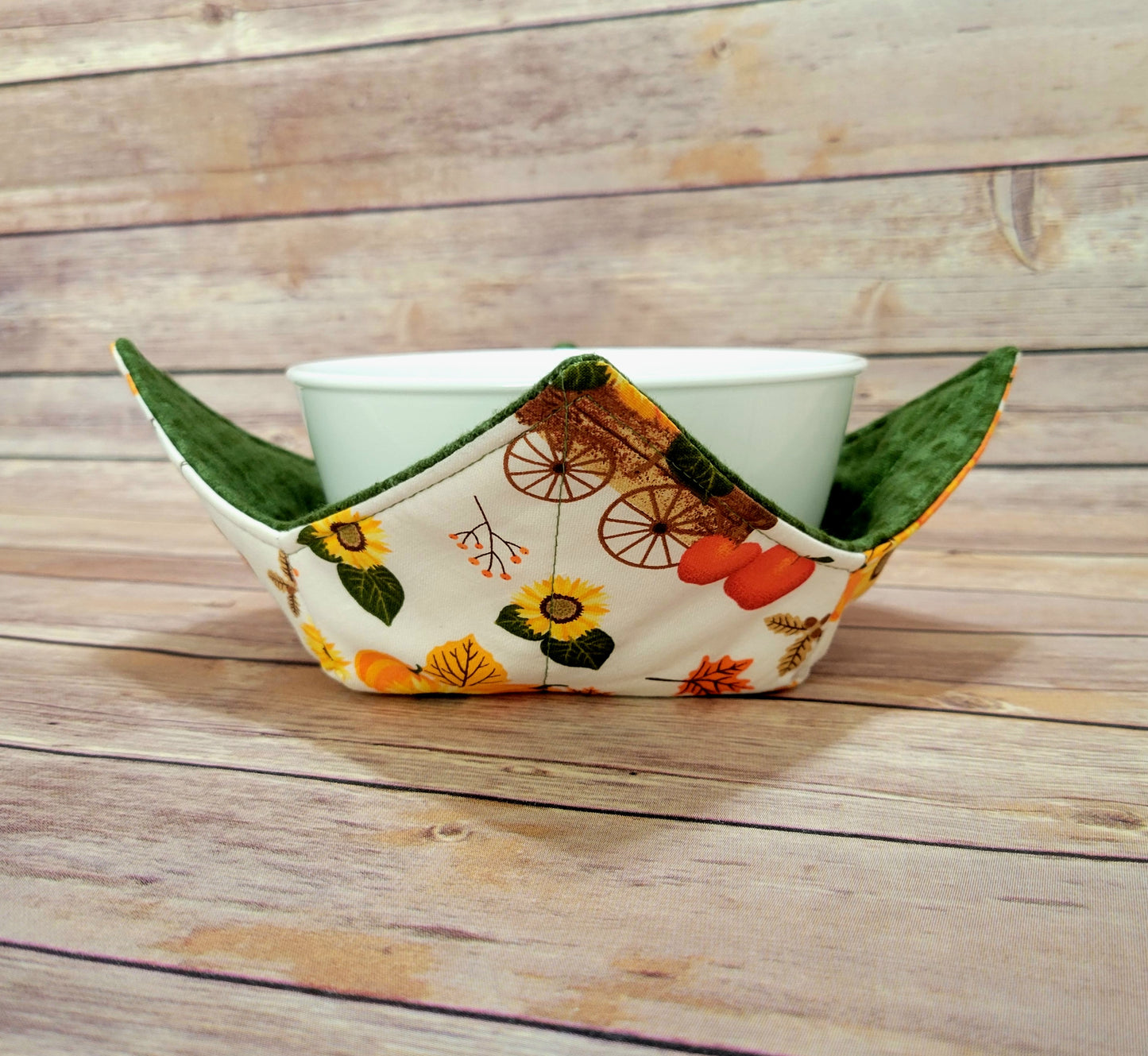 Fall Bowl Cozy | Autumn Padded Holder | Hot + Cold Pad