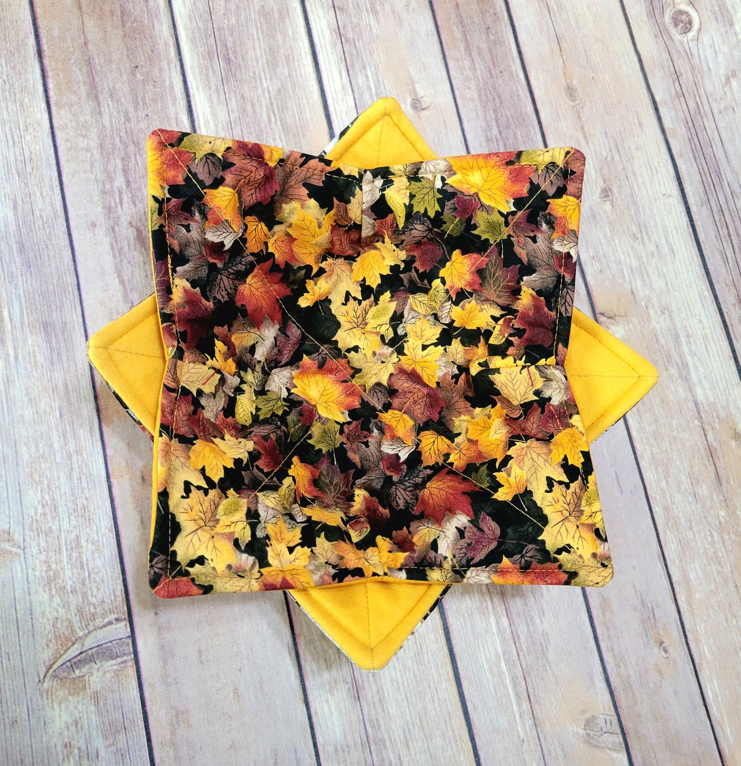 Fall Bowl Cozy | Autumn Padded Holder | Hot + Cold Pad
