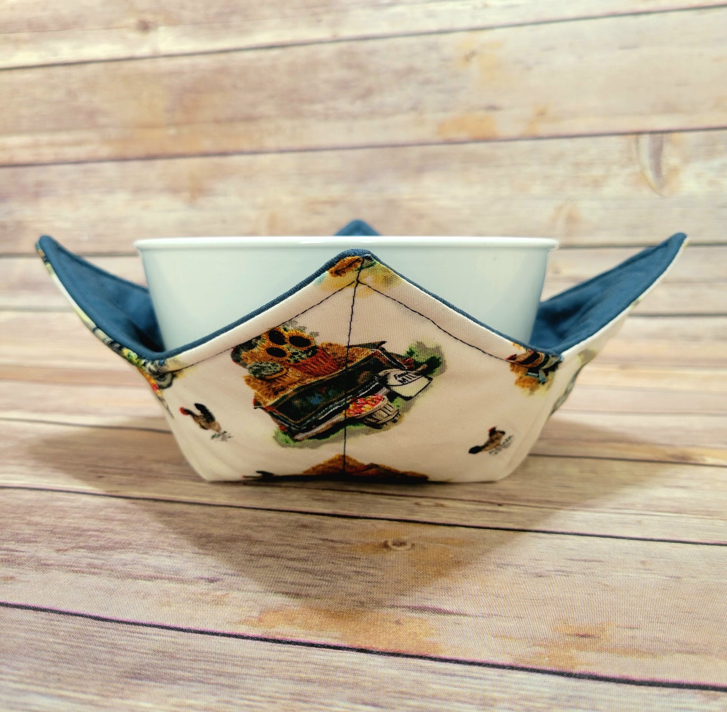 Fall Bowl Cozy | Autumn Padded Holder | Hot + Cold Pad