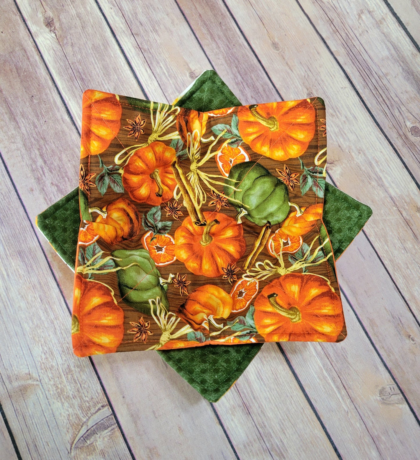 Fall Bowl Cozy | Autumn Padded Holder | Hot + Cold Pad