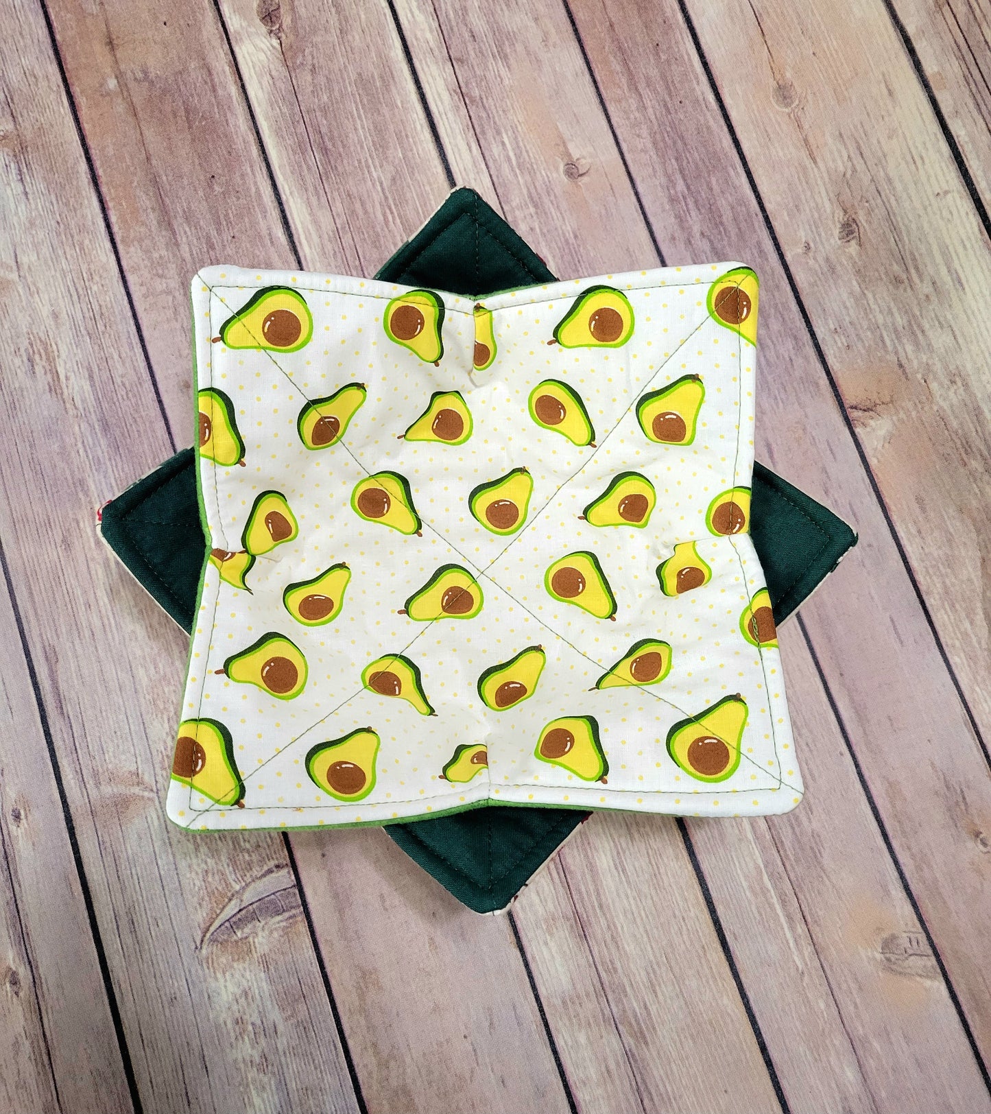 Avocado Bowl Cozy| Green Avocados Hot Pad | Kitchen, Cotton