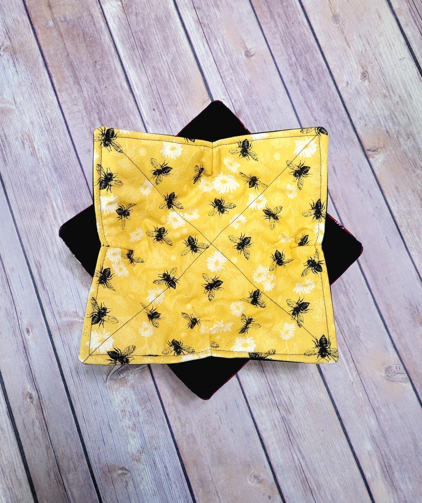 Autumn Bowl Cozy | Fall Padded Holder | Bee Hot + Cold Pad