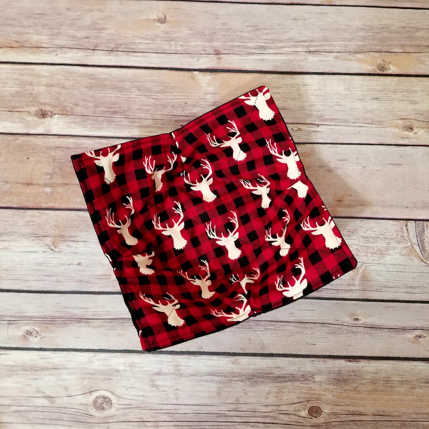 Christmas Fabric Bowl Cozy Hot Pad | Holiday Padded Holder