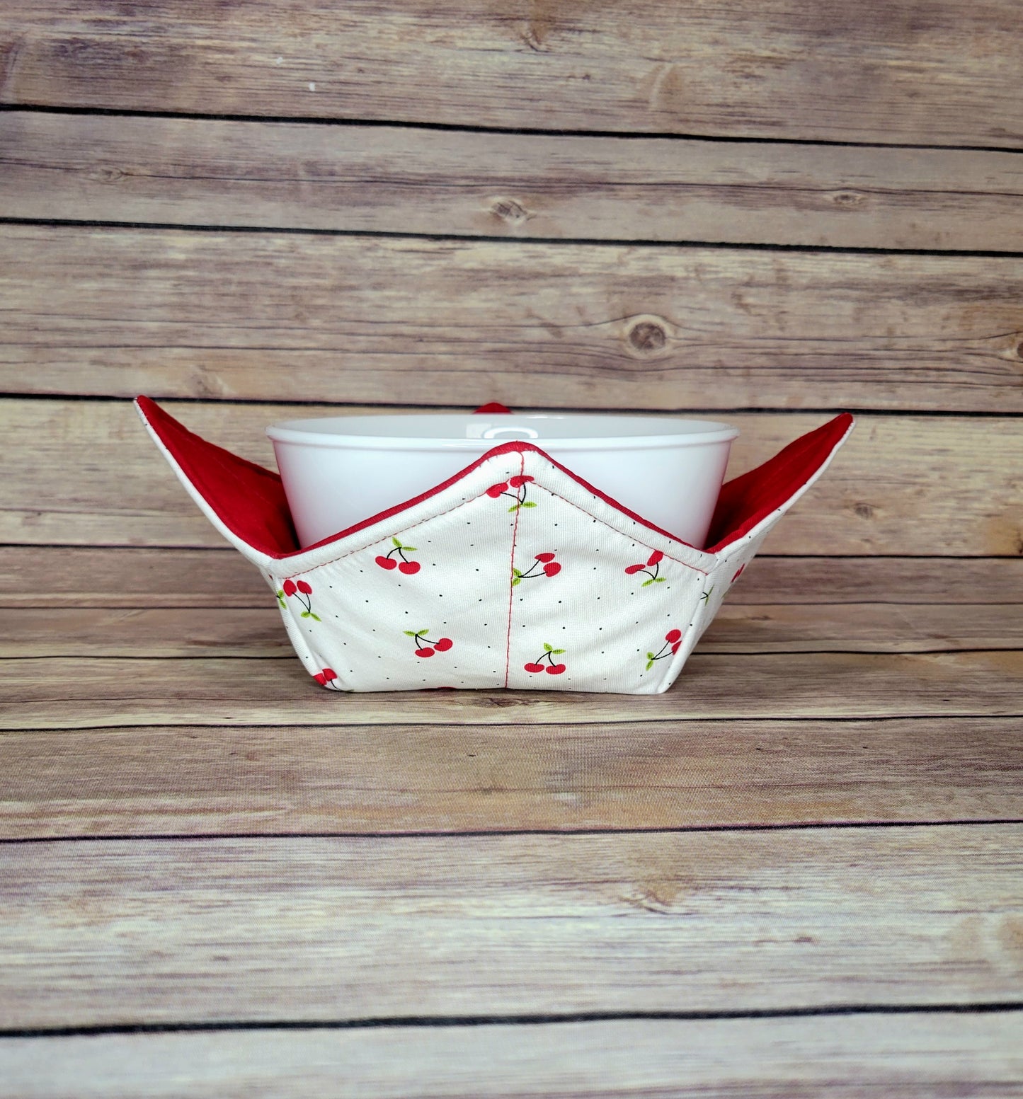Fruit Bowl Cozy | Lemon Cherry Orange Strawberry Hot Pad | Padded Holder
