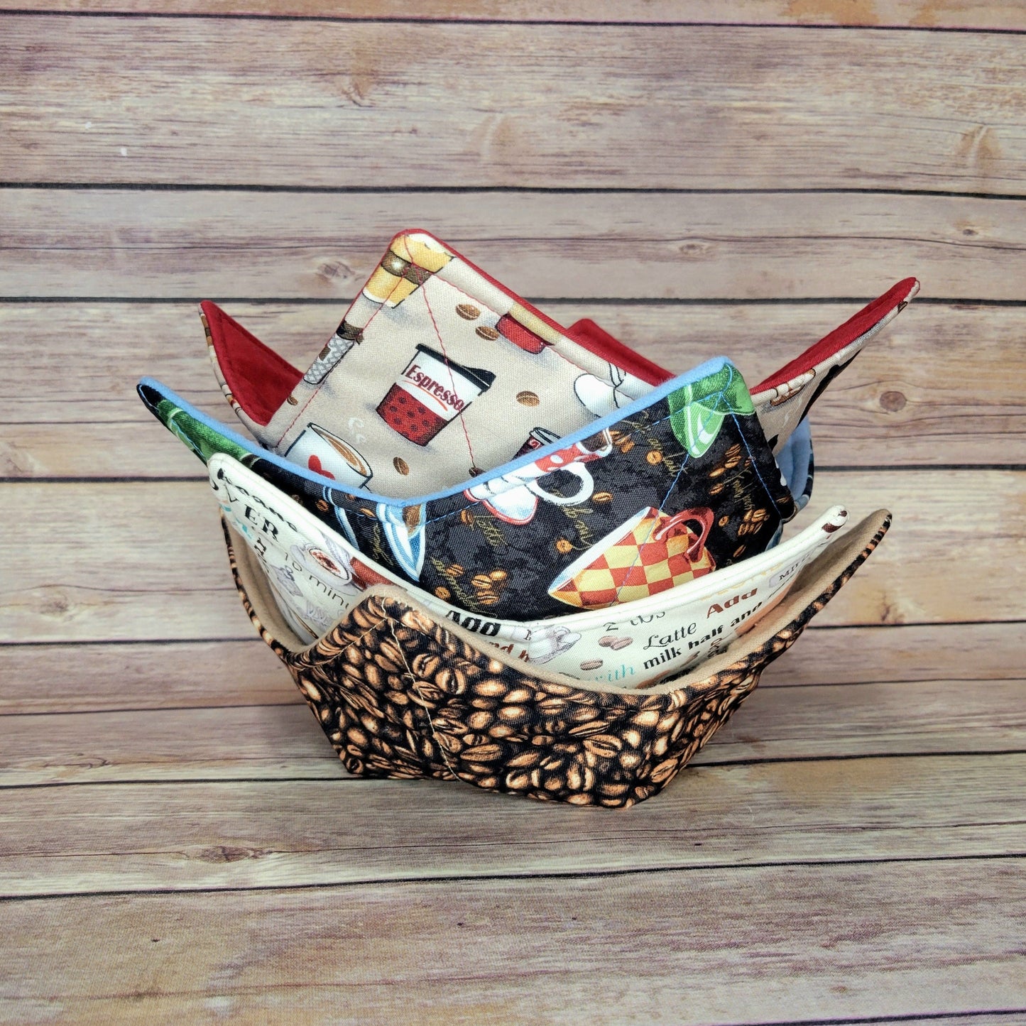 Coffee Cups Bowl Cozy | Latte Cups Hot Pad | Padded Bowl Holder