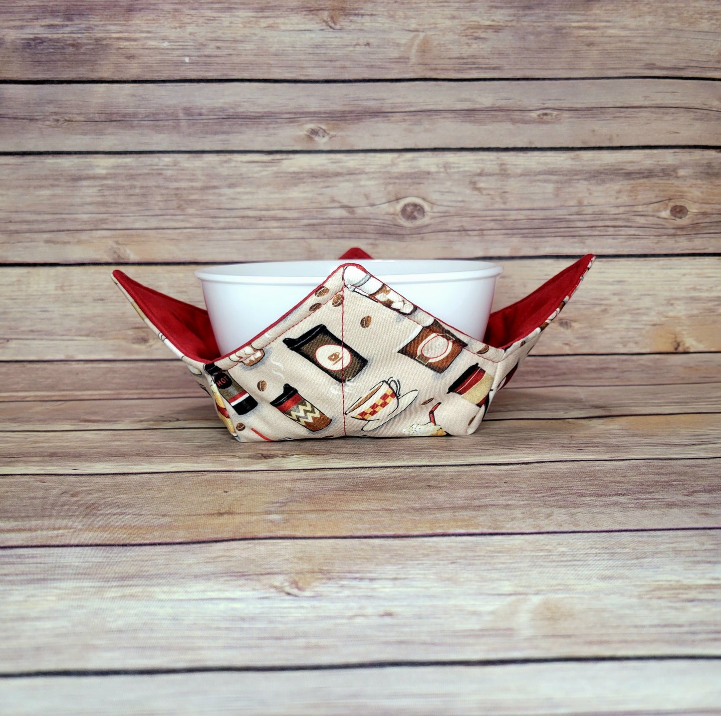Coffee Cups Bowl Cozy | Latte Cups Hot Pad | Padded Bowl Holder