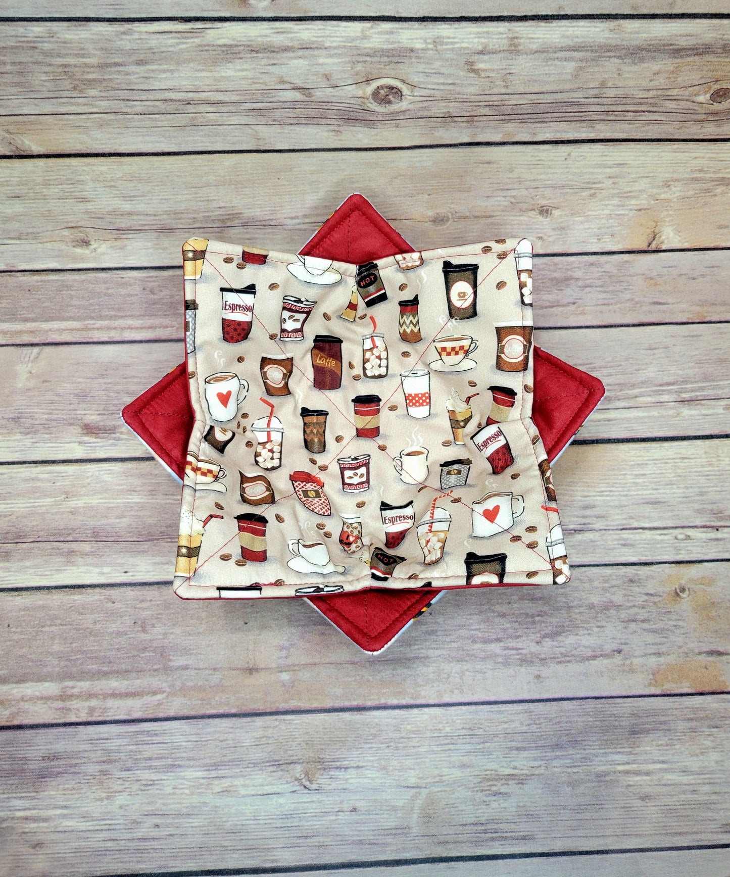 Coffee Cups Bowl Cozy | Latte Cups Hot Pad | Padded Bowl Holder