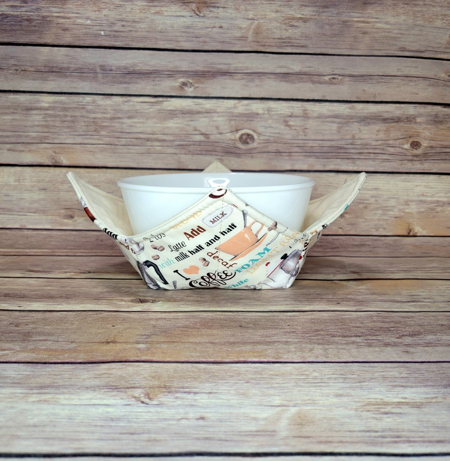 Coffee Cups Bowl Cozy | Latte Cups Hot Pad | Padded Bowl Holder