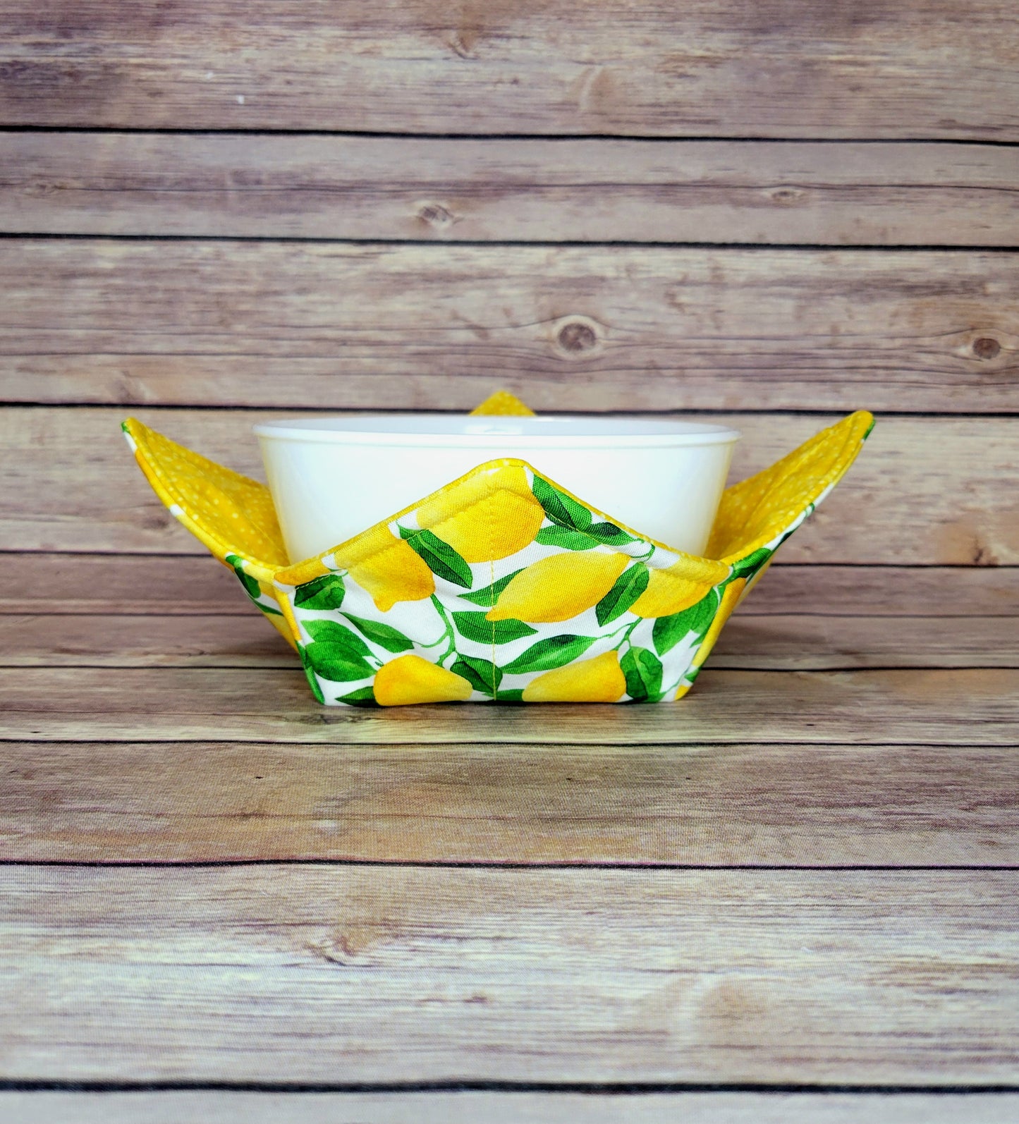 Fruit Bowl Cozy | Lemon Cherry Orange Strawberry Hot Pad | Padded Holder