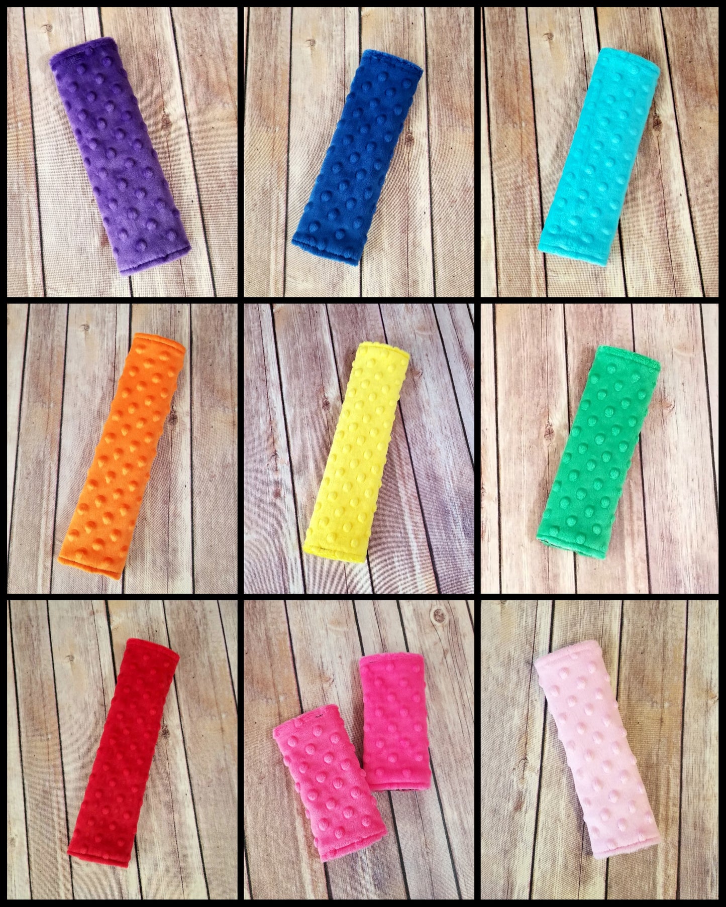 Rainbows Seat Belt Cover | Rainbow Colors Strap Handle Pad