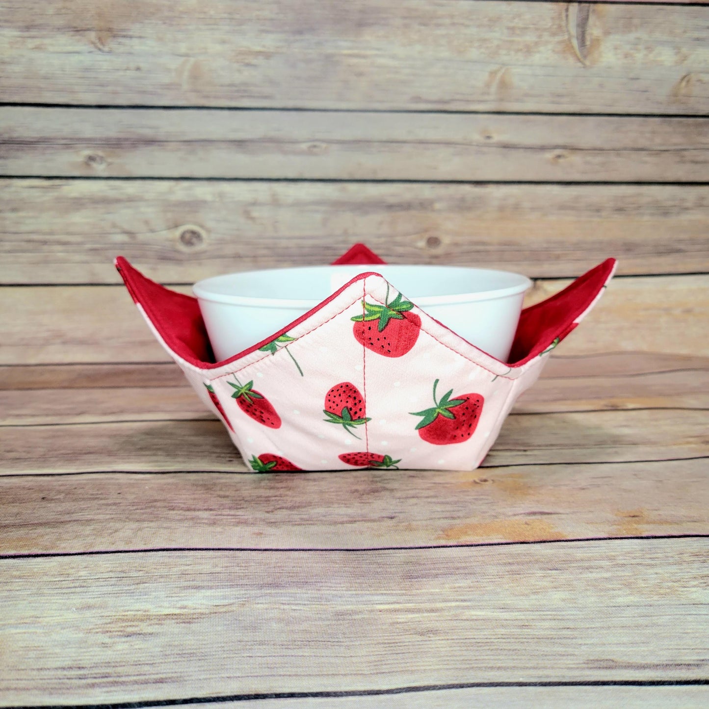 Fruit Bowl Cozy | Lemon Cherry Orange Strawberry Hot Pad | Padded Holder
