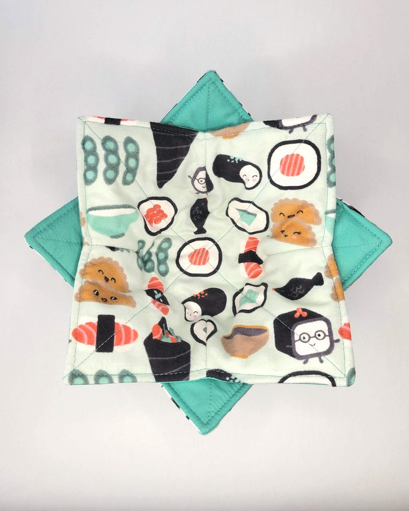 Sushi Bowl Cozy | Sashimi Food Hot Pad Holder