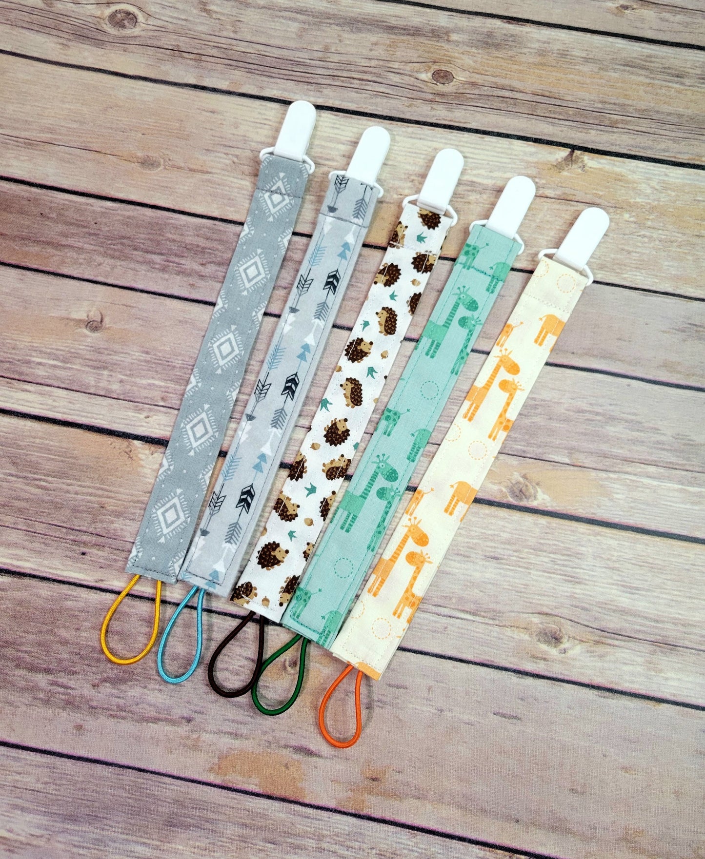 Fabric Pacifier Clip | Baby Boy Girl Paci Holder