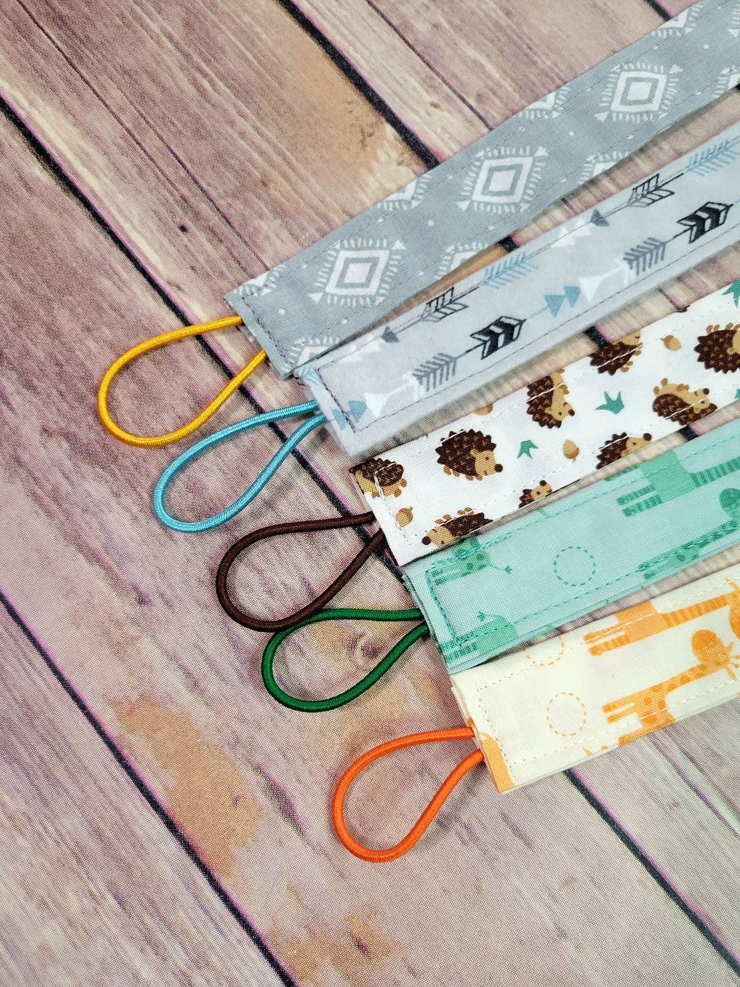 Fabric Pacifier Clip | Baby Boy Girl Paci Holder
