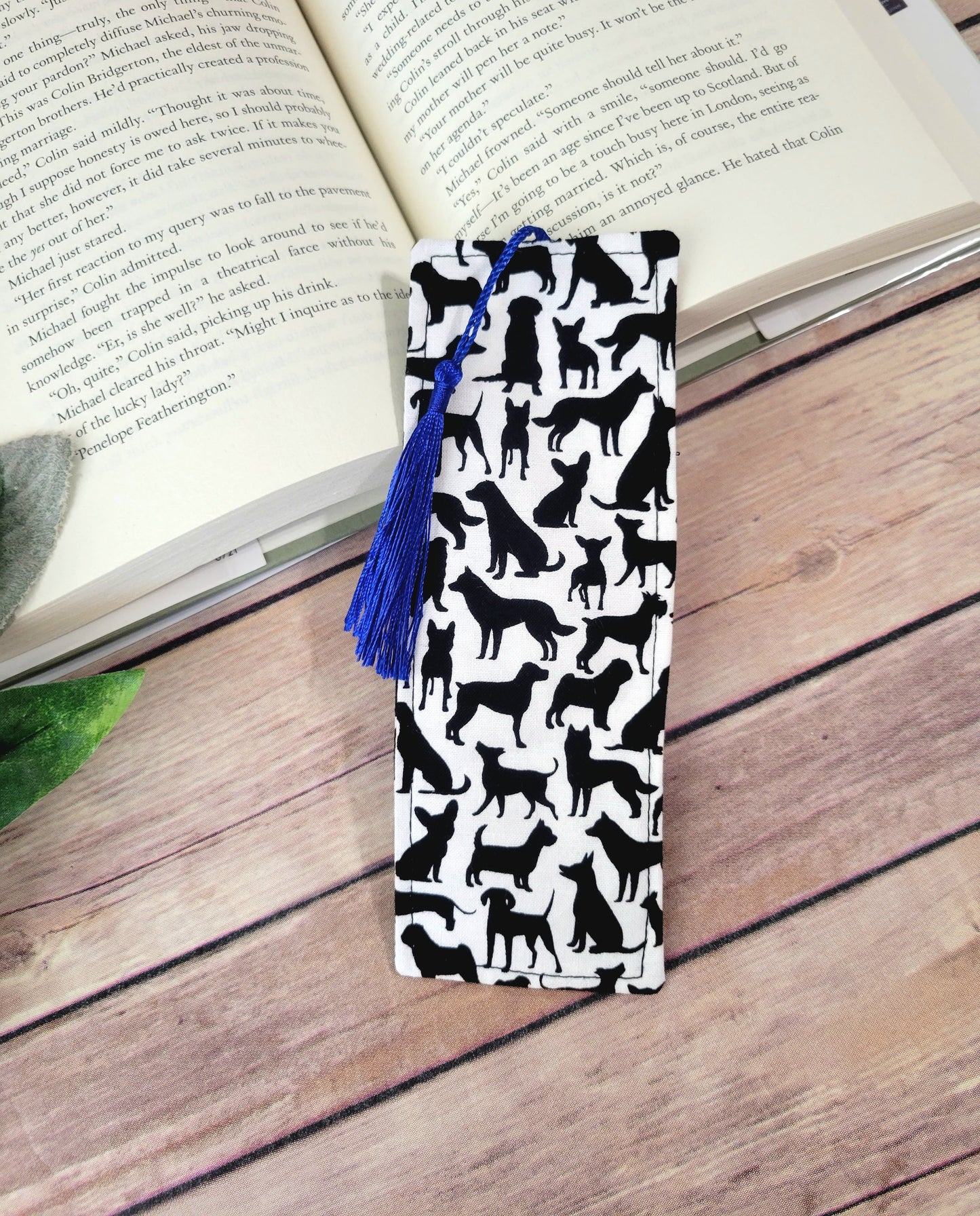 Dogs Fabric Bookmark with Tassel | Dog Bookmarks