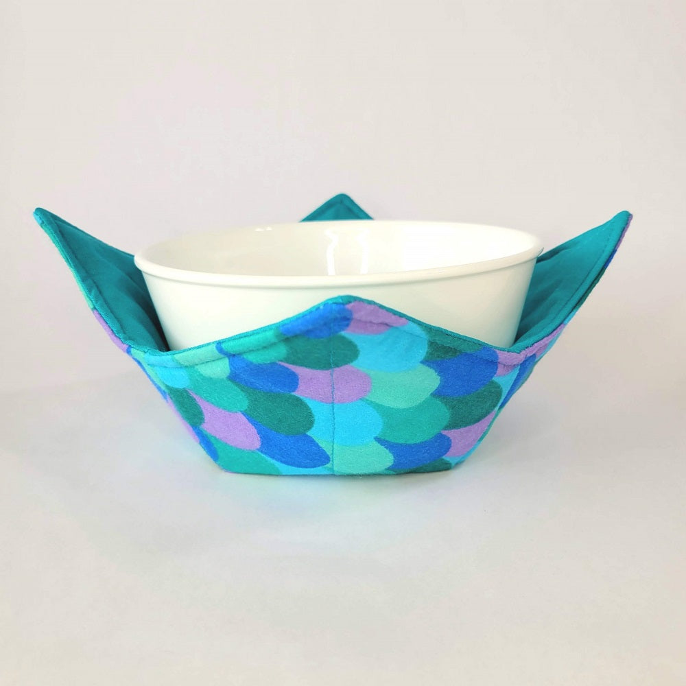 Mermaid Scale Bowl Cozy | Scales Hot Pad Holder
