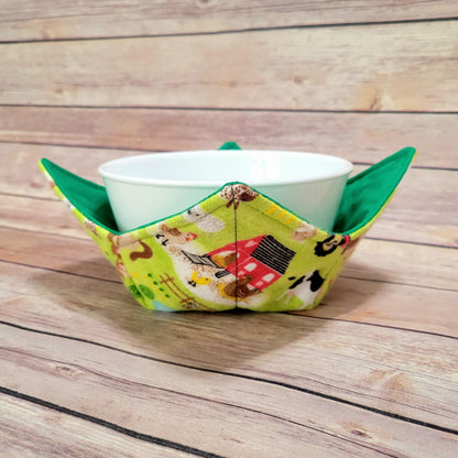 Farm Animal Bowl Cozy | Barn Animals Hot Pad Holder