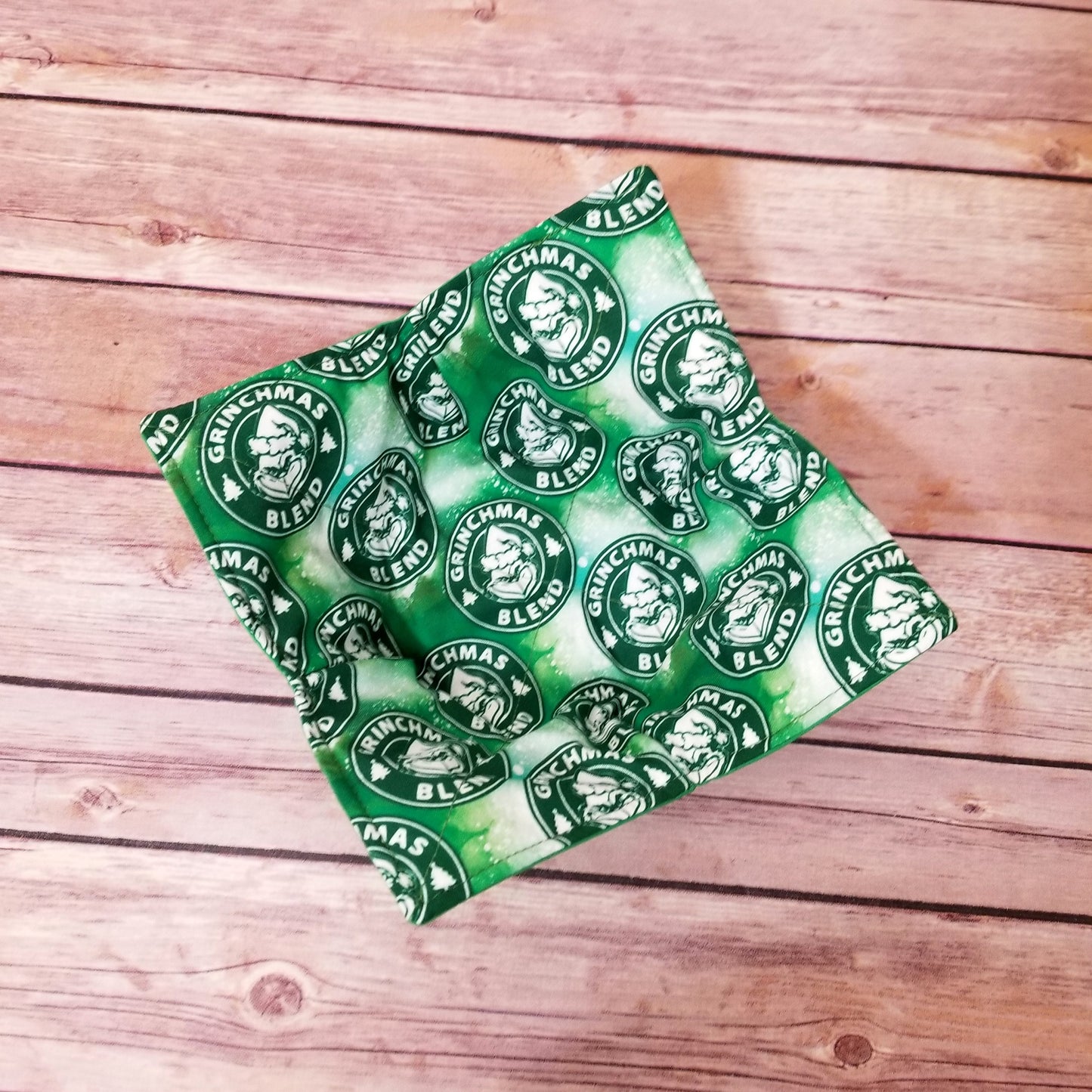 Christmas Fabric Bowl Cozy Hot Pad | Holiday Padded Holder