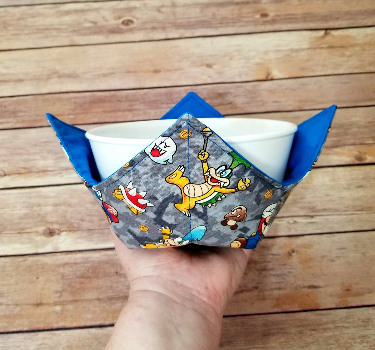 Mario Kart Bowl Cozy | Video Game Hot Pad | Nintendo Luigi Padded Holder