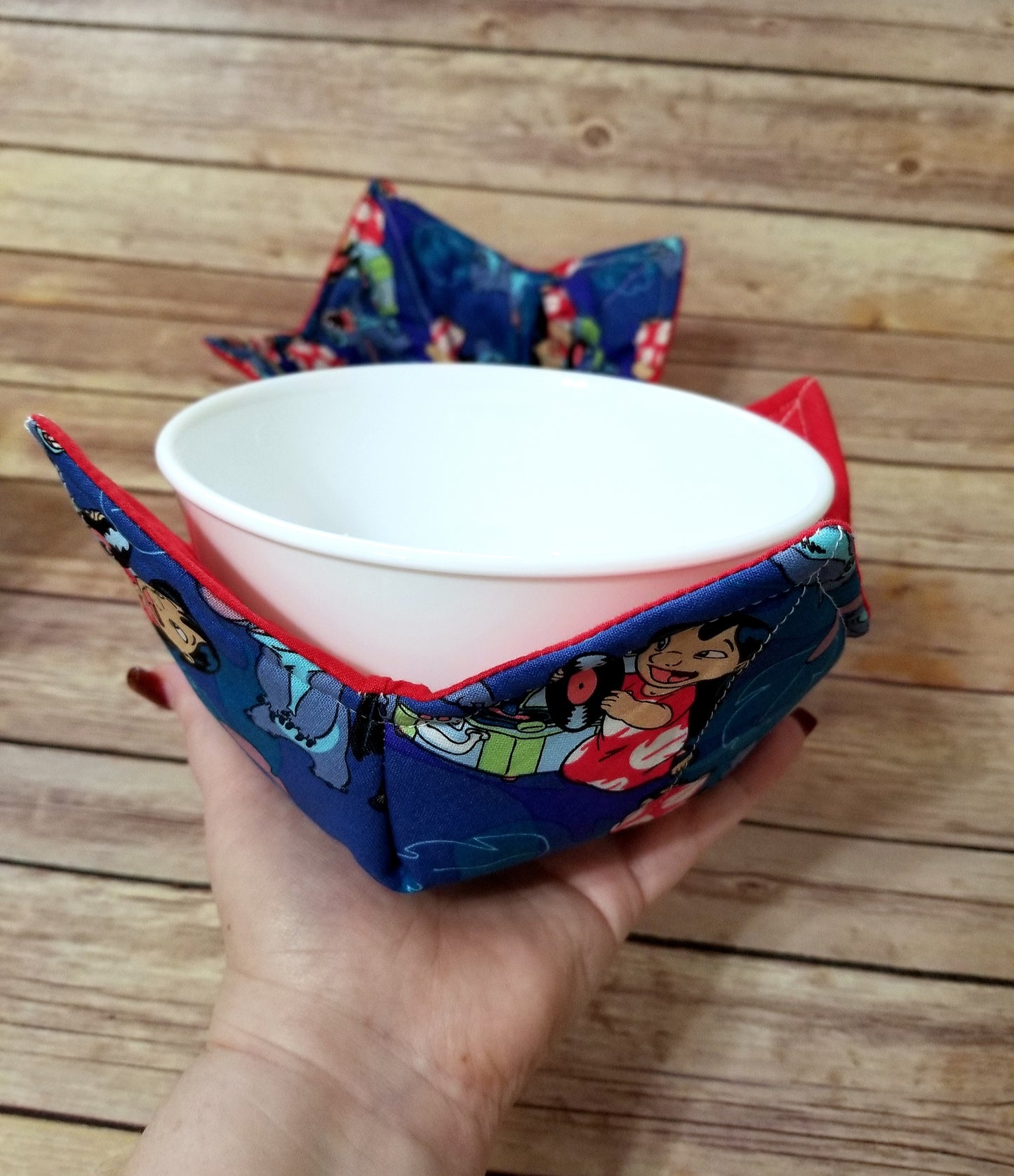 Lilo & Stitch Bowl Cozy | Hawaiian Hot Pad | Alien Padded Holder